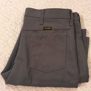 VTG 1970s Grey Wrangler Sta-Prest Pants